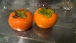 ２個で１００円の柿